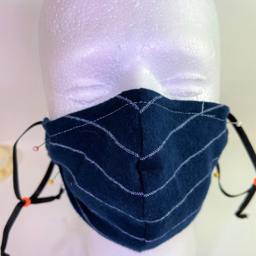 Three UConn Huskies Face Masks NEW Reversible Plaid Four Looks - Picture 7 of 11